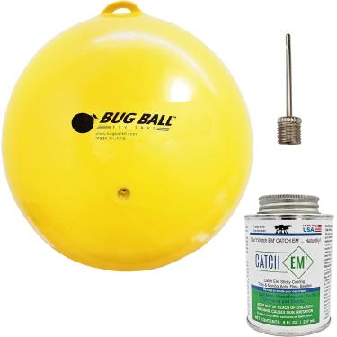 Imagem de Bug Ball Kit inicial de mosquitos e bolas pequenas - armadilha para picar moscas e insetos, pacote com 4