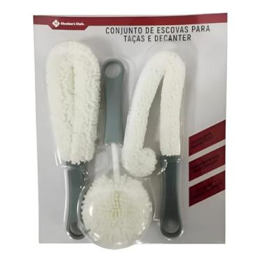 Imagem de Escovas Para Lavar Taças Garrafa Copo Decanter Mamadeira