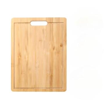 Imagem de Tábuas de Cortar, TáBua de Bambu Grande para Carne Legumes Fruta Ecológico Bambu com Alça(TRC8049 35 * 26CM)