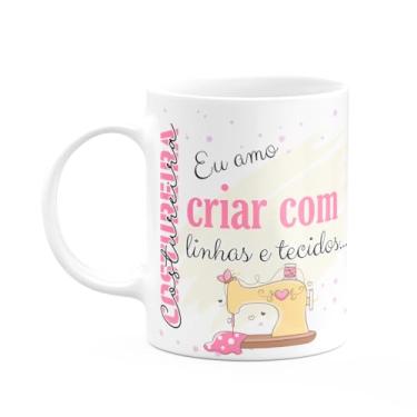 Imagem de JPS INFO, Caneca de Profissões - Sou Costureira - 325ml