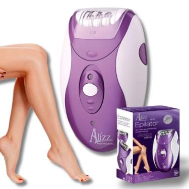 Imagem de Depilador Elétrico Feminino Sem Fio, Uso Molhado e Seco, Recarregável USB, Tecnologia Opti Light, 1 Hora de Autonomia, Cabeça Removível, com Escova de Limpeza e Cabo USB