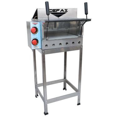 Imagem de Forno De Pizza A Gás Cefaz Refratário Com Grill Infravermelho Frgc-02