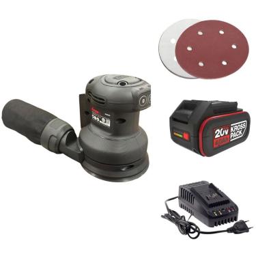 Imagem de Kit Lixadeira Roto-orbital 20v Brushless 125mm Kud20.9 + Carregador De Bateria Rápido B...