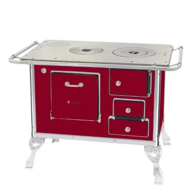 Imagem de Fogão A Lenha Tradicional Venâncio 01 Vermelho Intenso Fl1cx