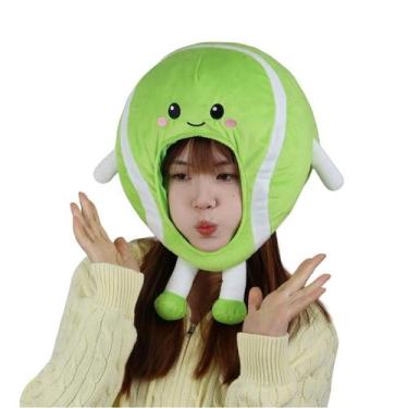 Imagem de Chapéu de bola de tênis, bonito, desenho animado, cosplay, poliéster, 