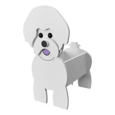 Imagem de Vaso de flores em PVC em forma de cão, desenho animado, vaso de planta