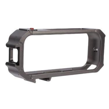 Imagem de Jiawu Gaiola Protetora para Câmera de Ação, Estrutura Magnética da Caixa da Câmera de Liberação Rápida Adequada para X4 Air, Equipamento de Vídeo Protetor de Com Sapata Fria Dupla