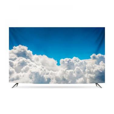Imagem de Capa contra poeira para TV interna de 32 a 80 polegadas Protetor de tela de TV com impressão de alta qualidade Universal Desktop Wall Hanging Curvo Cristal Líquido Capas de Exibição Arte de