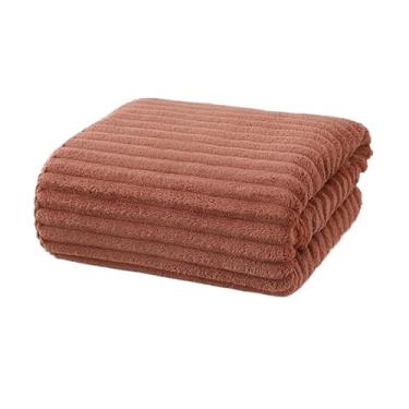 Imagem de KIT Toalha de Banho Microfibra Coral 70x140cm – toque Macia, Leve, Alta Absorção e Secagem Rápida (Marrom-RYG10,3)