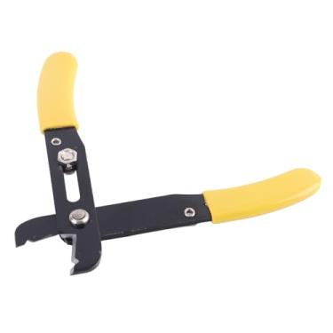 Imagem de HEEPDD Ferramenta de Descascador de Fio de Fibra óptica para Eletrônicos Fios Finos 30-10 AWG Alicate de Descascamento de Ajustável Cortadores de Micro Artesanato Com Cabo de Borracha Eficiente