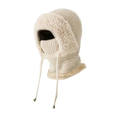 Imagem de menolana Balaclava Máscara Facial Completa para Esqui, Esportes ao Ar Livre, Esqui, Patinação e Escalada no Inverno, Bege