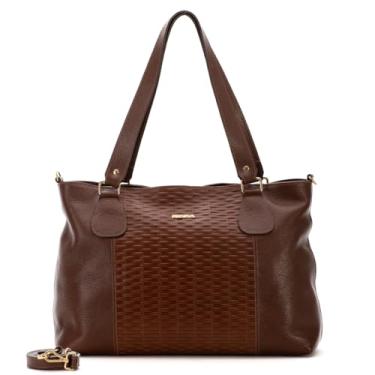 Imagem de Bolsa Feminina Sacola Grande Ombro Tiracolo Couro Sifra