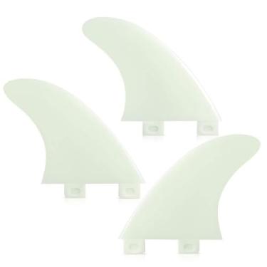 Imagem de Asas de Prancha Surf FCS Fibra Vidro Nylon Thrusters para Substituição em Pranchas Shortboard Funboard Longboard Duras