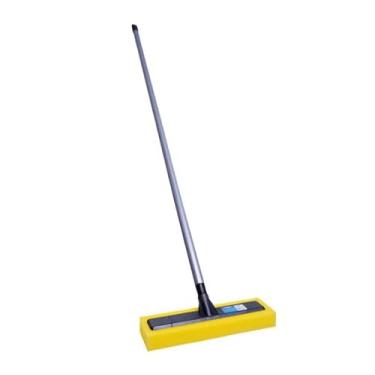 Imagem de Starlux - Mop para limpeza com cabo e espuma dupla p/cera | Ideal para aplicação uniforme em pisos de madeira, laminados e superfícies delicadas