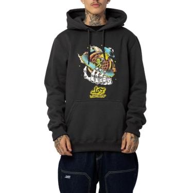 Imagem de Moletom Canguru Lost 22513604 Preto-Masculino