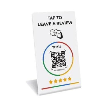 Imagem de Cartão De Acesso Programável NFC 215 Para Avaliações Do Google 13.56Mh