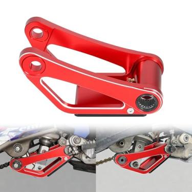 Imagem de Elo de descida ajustável compatível com TC TE FE FC FX 125 150 250 300 350 XC XCF SX SXF acessórios de motocicleta (vermelho)