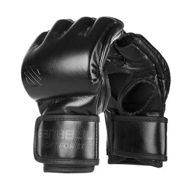 Imagem de Luvas de embrulho Sanabul New Item Battle Forged MMA 118 ml, Preto, X-Large