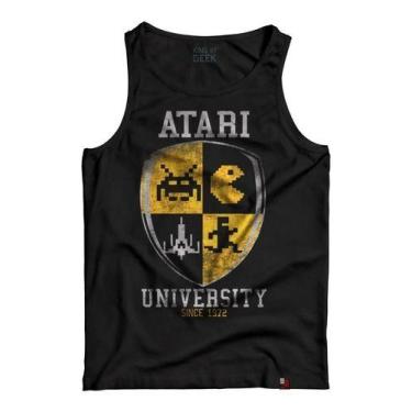 Imagem de Camiseta Regata  Camisa Geek Jogos Atari Video Game Retrô - M&R Store,