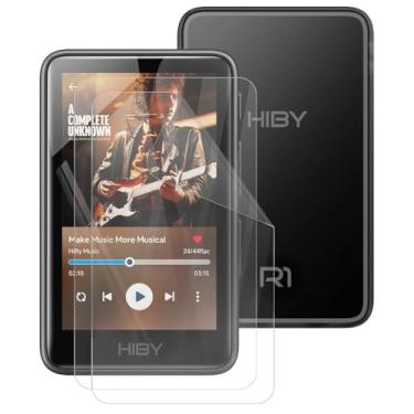Imagem de Futanwei Película protetora de tela HiFi MP3 Player HiBy R1, [2 unidades] película TPU transparente HD [antiimpressões digitais] [antiarranhões] [sem bolhas] [compatível com capas] compatível com HiBy