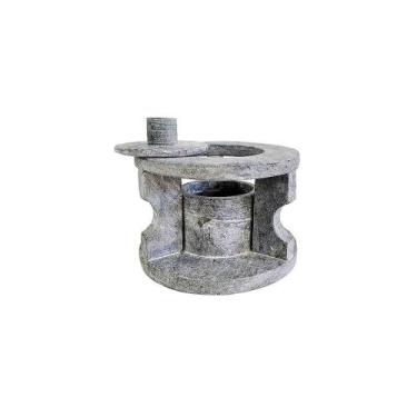 Imagem de Fogareiro Réchaud Em Pedra Sabão Panela Chapa Bifeteira 14Cm - IND. SÃ