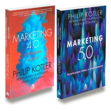 Imagem de Kit 2 Livros Marketing 4.0+Marketing 5.0-Philip Kotler - SEXTANTE