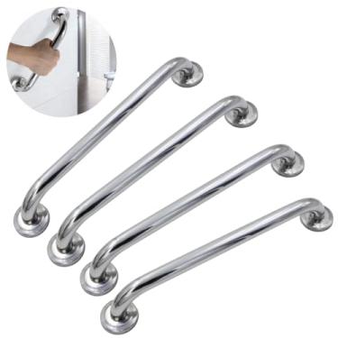 Imagem de Barra de Apoio para Parede em Aço Inox 24mm de Diâmetro Segurança e Acessibilidade (4, 40cm)