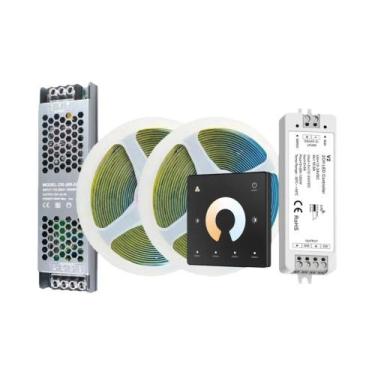 Imagem de Fita De LED COB Flexível 5M 10M 20M 24V Regulável CCT 2700K-6500K Com 