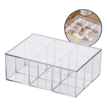 Imagem de Caixa Organizadora 9 Divisórias Com Tampa Paramount - Paramount Plásti