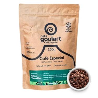 Imagem de Café Catuaí Vermelho Especial em Grãos Torra Média Goulart 250g - Região Vulcânica