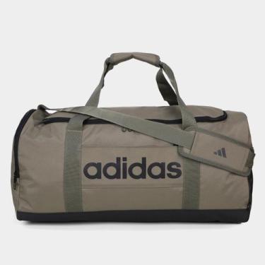Imagem de Mala Adidas Duffel Linear, Marrom, Único