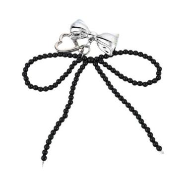 Imagem de Chaveiro Coreano Fofo Com Pérolas E Laço Para Mulheres E Meninas, Aces