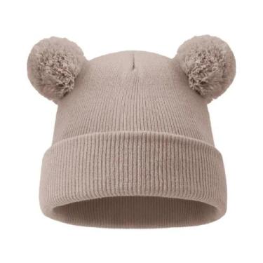 Imagem de Gorro De Malha Quente Para Bebês Meninos E Meninas, Acessórios Infanti