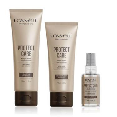 Imagem de Lowell Protect Care Shampoo 240ml Condicionador 200ml e Oleo 30ml