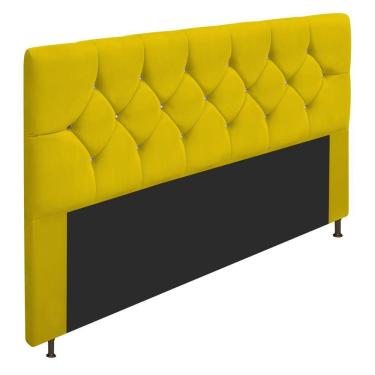 Imagem de Cabeceira Queen 160 Cm Cama Box Suede Marrom