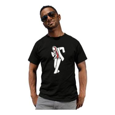 Imagem de Camiseta Masculina Zé Pilintra Malandro Estampa Umbanda Algodão Manga 