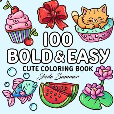 Imagem de Livro de colorir LALAFRIENDS Bold & Easy para adultos e crianças - tai