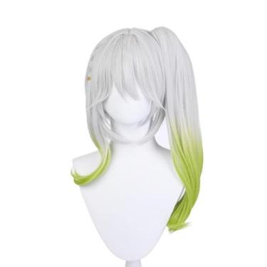 Imagem de Peruca de cosplay Genshin Impacts Nahidas Anime High Temp. Fibra - Tai