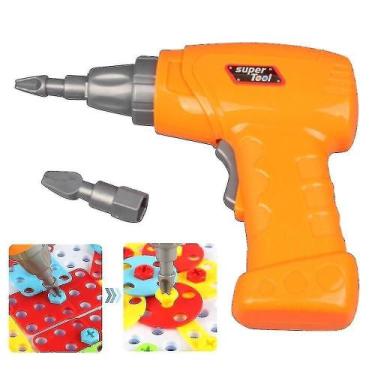 Imagem de Brinquedo de ferramenta de reparo de furadeira elétrica simu - Gloome 