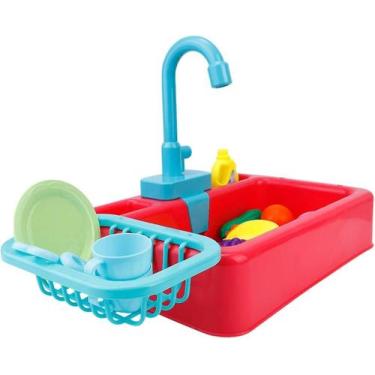Imagem de Brinquedo de pia de cozinha Tomaibaby com água corrente Pret - Gloome 