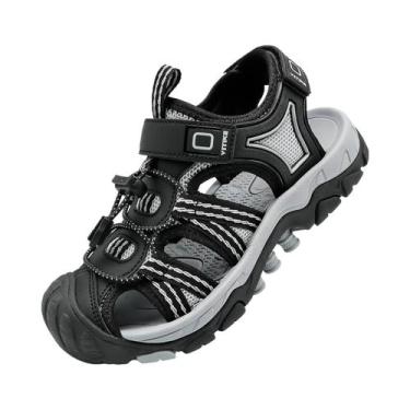 Imagem de Sandálias aquáticas confortáveis para meninos e meninas, esporte ao ar