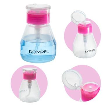 Imagem de Porta Acetona Frasco Dosador Manicure 140 ml com Válvula Profissional 