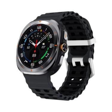Imagem de Pulseira De Silicone Respirável De 47mm Para Samsung Galaxy Watch Ultr