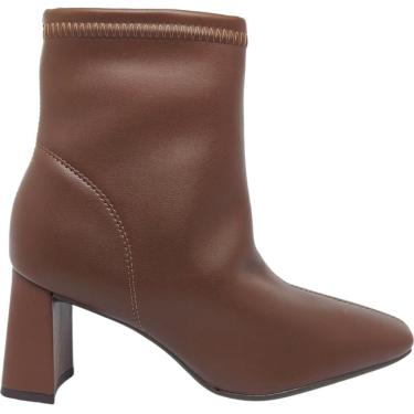 Imagem de Bota Feminina Casual Dia a Dia Passeio Trabalho Festa Santo Médio Cano Baixo Beira Rio 9092.100