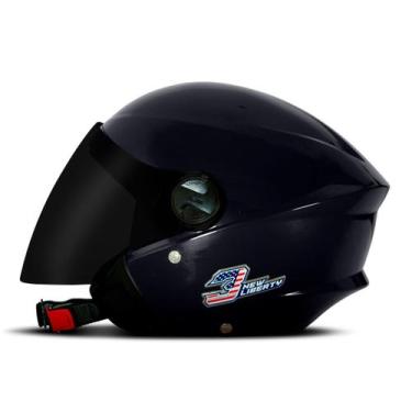 Imagem de Capacete Aberto Masculino Feminino Protork New Liberty 3 Elite Com Vis