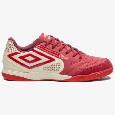 Imagem de Chuteira Futsal Umbro Pro 5 Bump Club Unissex Vermelho -, Vermelho bra