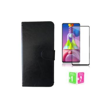 Imagem de Capa Carteira Flip + Pelicula de Vidro 3D 9D Para Samsung Galaxy M51 6