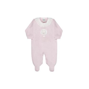 Imagem de Macacão Rosa Bebê Menina Sonho Mágico, RN, Rosa