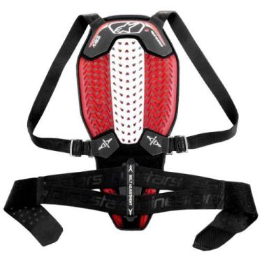 Imagem de Protetor de Coluna Alpinestars Nucleon Plasma, M, Preto, Vermelho