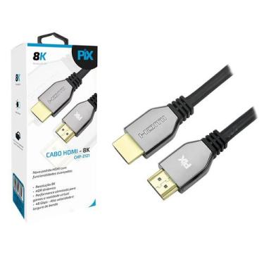 Imagem de Cabo Hdmi Pix Gold 2.1 8k Ultra Hd E Hdr 1.5mt - Game - displayport